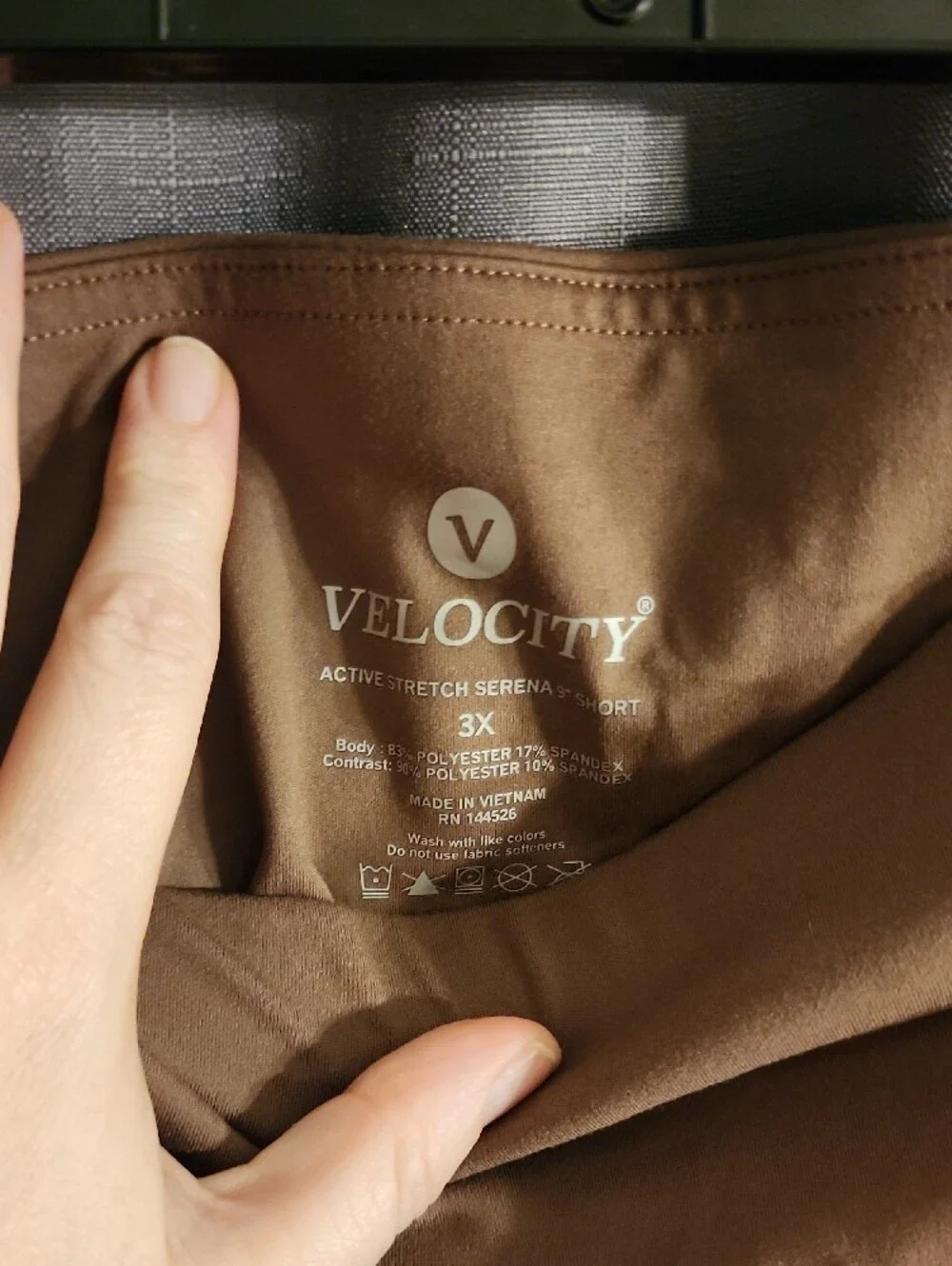 Velocity Mauve-Taupe High-Rise Bike Shorts with Side Pockets - Picture 3 of 5